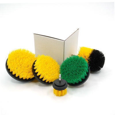 PP Base 5PC Cleaning Drill Brush Set For Car Washing Long Operate Life