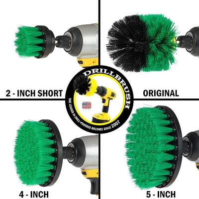 Customized 4Pcs Electric Drill Scrub Brush Set Household Cleaning