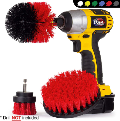 2"/3.5"/4" Drill Cleaning Brush Set For Car / Household