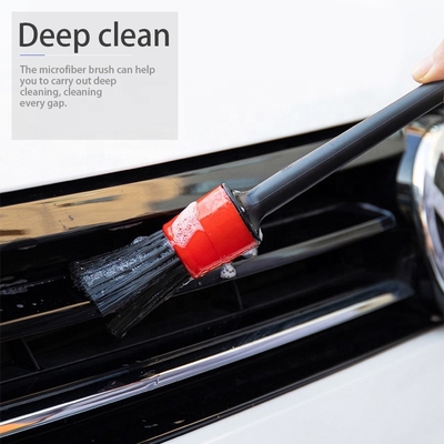 ZHENDA 5PCLong Bristle Car Detailing Brush For Wheel Tire