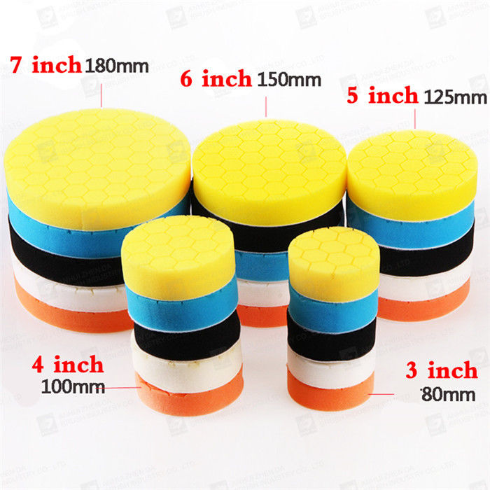 100g 4 Inch Auto Buffing Pads 5 Piece Wax Buffing Pad Set